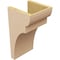 Ekena Millwork 8"W x 8"D x 16"H Wide Yorktown Rough Cedar Woodgrain TimberThane Corbel, Primed Tan CORUR08X08X16YORRCPR - alternate 4